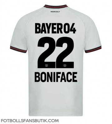 Bayer Leverkusen Victor Boniface #22 Replika Bortatröja 2023-24 Kortärmad